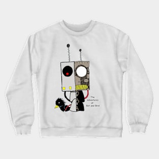 Official The adventures of bot and bird Crewneck Sweatshirt